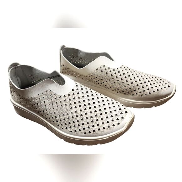 Spring Step Sneakers Tennis Shoe Leather Cut Out Lightweight Slip On‎ White 36 6 - Picture 5 of 15